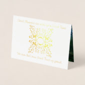 あいさつ考えきカード 箔カード (正面)