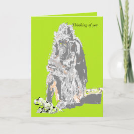 あいさつ考えるカード カード