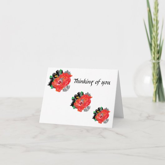 あいさつ考えるカード カード (正面)