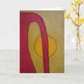 あいさつ芸術的カード！ カード (黄色い花)