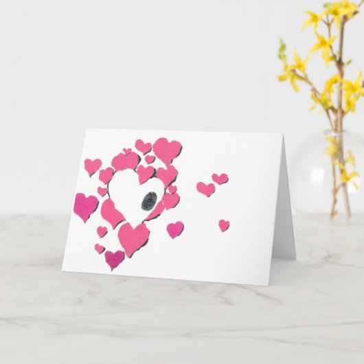 あいさつ離れつき カード (黄色い花)