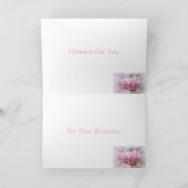 あいさつ,カード,花,誕生日,画像,カスタム画像 カード (内部)