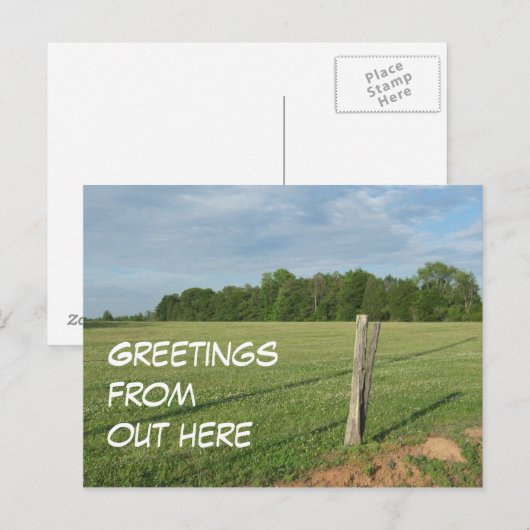 あいさつ ポストカード (正面/裏面)