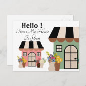 あいさつ ポストカード (正面/裏面)