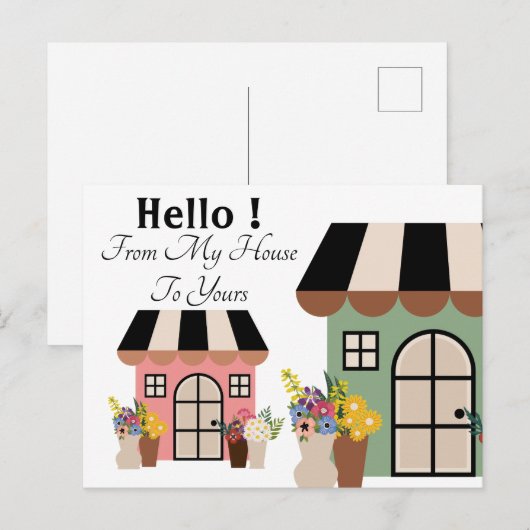 あいさつ ポストカード (正面/裏面)