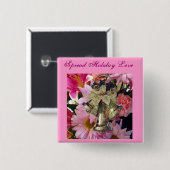 あいさつ_ 缶バッジ (正面&裏面)