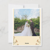 あいさユニーク結婚いカード シーズンカード (裏面)