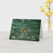 あいさ恋しく思んカード カード (黄色い花)