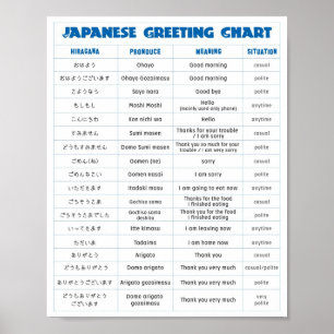 あいさ日本のい表A ポスター