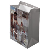 あいさ静かせ(by Lawrence Alma-Tedamo) ミディアムペーパーバッグ (正面アングル)