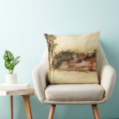 あいまいな抽象芸術ランドスケープ絵画アート クッション (椅子)