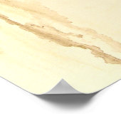 あいまいな抽象芸術ランドスケープ絵画アート ポスター (角)