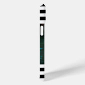 あえてフラミンゴ違うの白い黒いストライプ Case-Mate iPhoneケース (裏面 / 右)