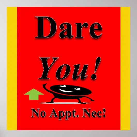 あえてポスターのマット ポスター (正面)