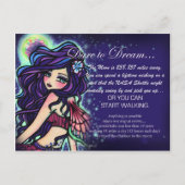 「あえて夢を見る」感動的ファンタジー・フェアリー ポストカード (正面)