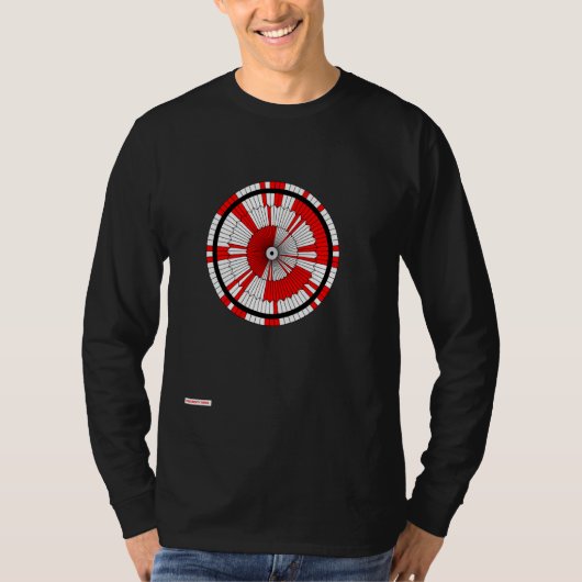 あえて強力な物事火星ローバー忍耐パラシュート Tシャツ (正面)