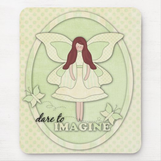 あえて想像...マウスパッド マウスパッド (正面)