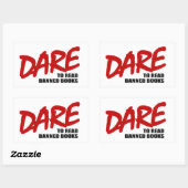 あえて本読を禁止する 長方形シール (シート)