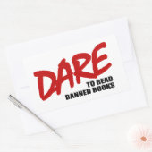 あえて本読を禁止する 長方形シール (封筒)