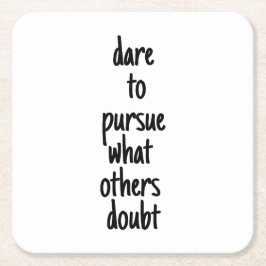 あえて紙コースターを追う スクエアペーパーコースター