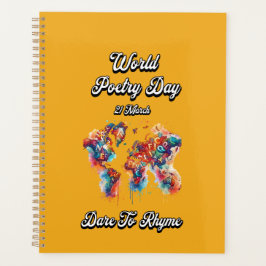 あえて韻を踏みなさい。世界詩の日 プランナー手帳