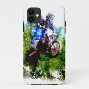 「あえて飛べ」モトクロスライダー iPhone 11 ケース