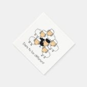 あえて黒違う羊になる スタンダードカクテルナプキン (角)