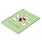 あえて黒違う羊になる ノートブック (左側)