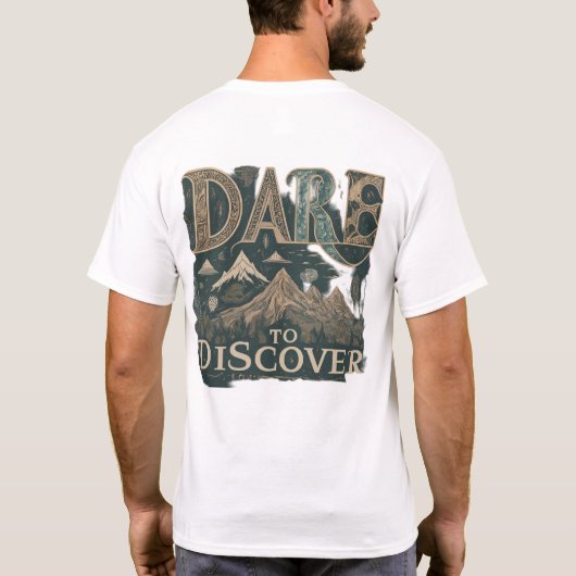 あえて~を発見する Tシャツ (裏面)