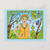 あえて_カはっきりしたガキになる ポストカード (正面)