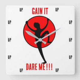 あえて!!! スクエア壁時計