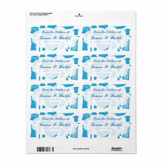 あえて？台所用品 ラベル (フルシート)