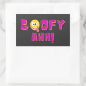 あおっちょこちょいのあおっちょこちょいのあビート 長方形シール (バッグ)