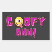 あおっちょこちょいのあおっちょこちょいのあビート 長方形シール (正面)