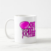 あおもしろいあジェルYes! コーヒーマグカップ (左)