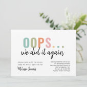 あおもしろいあーもう一度やったぞベビー散水 招待状 (スタンド正面)