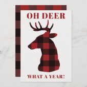 あおもしろいあ鹿なんと1年バッファロープレイド シーズンカード (正面/裏面)