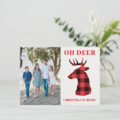 あおもしろいあ鹿のクリスマスは、ここにバッファローのプレイド シーズンカード (スタンド正面)