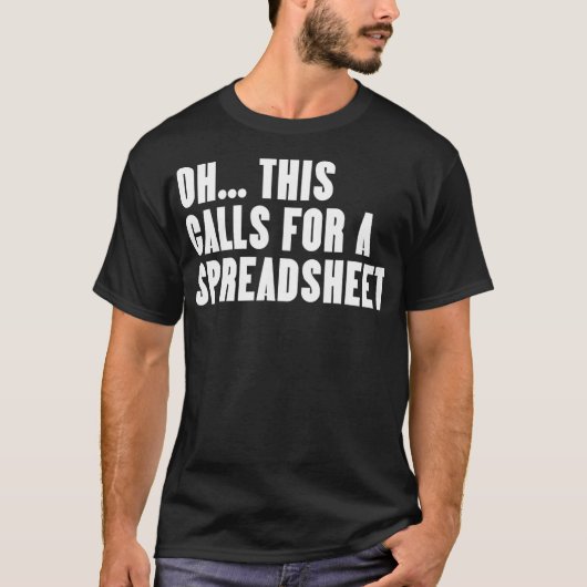 あおもしろいあ、これがスプレッドシートを呼び出す Tシャツ (正面)