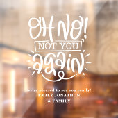 あおもしろいあ、もう一度家の名前を歓迎しない ウィンドウサイン (シート2)