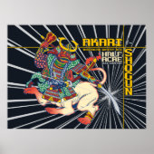 あかり将軍アメリカン小麦エール ポスター (正面)