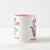 あきらめて下さい ツートーンマグカップ (中央)