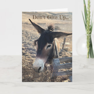 あきらめないで下さい。 やる気を起こさせる カード
