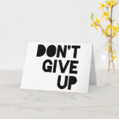 あきらめないで下さい カード (黄色い花)