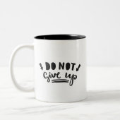 あきらめないで下さい ツートーンマグカップ (左)