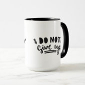 あきらめないで下さい マグカップ (正面右)