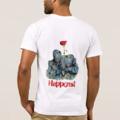 あきらめないで下さい! Tシャツ (裏面)