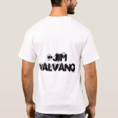 、あきらめませんワイシャツをあきらめないで下さい Tシャツ (裏面)