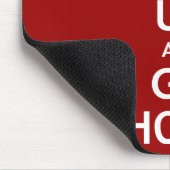 あきらめ、家に行って下さい マウスパッド (コーナー)