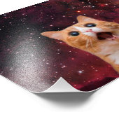 あきれた宇宙猫 フォトプリント            (角)